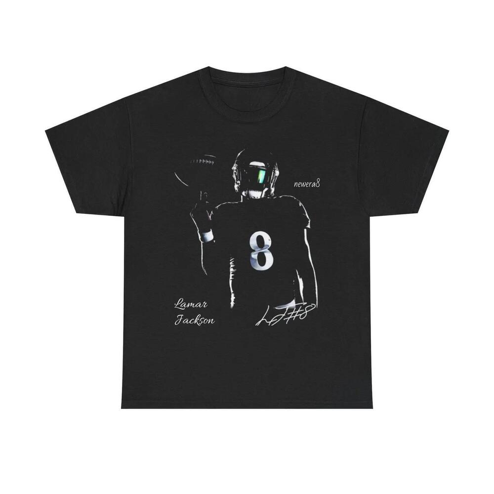 Lamar Jackson Baltimore T Shirt Autograph Edition